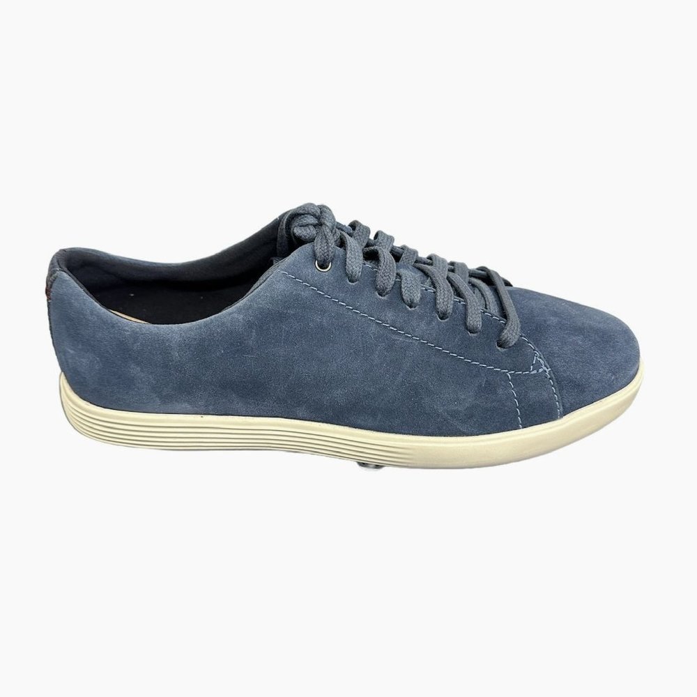 Cole Haan Grand Crosscourt Suede Sneakers Women's Blue Size 8.5 NWB